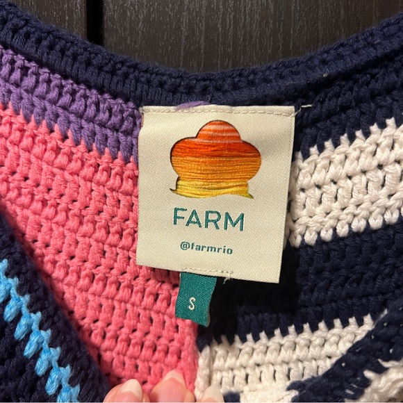 Farm Rio Crochet Mini Dress - Picture 2 of 6